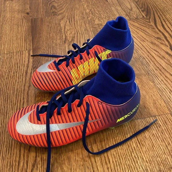 Boy’s Nike Mercurial Vapor Superfly 5 DF FG ACC Soccer Cleats. Size 2.5Y. - Picture 4 of 13